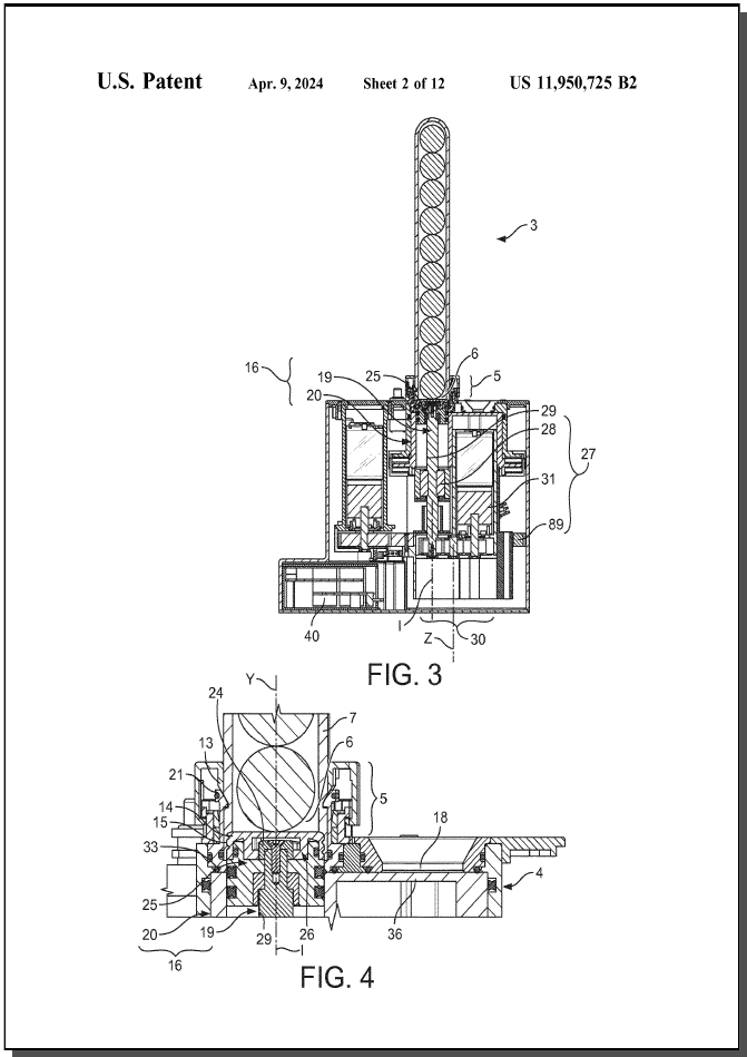 US11950725 (B2) — 2